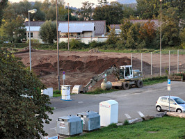 Neubau eines Kunstrasen-Sportplatz auf der Mettnau Herbst/Winter 2006