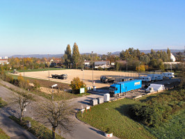 Neubau eines Kunstrasen-Sportplatz auf der Mettnau Herbst/Winter 2006