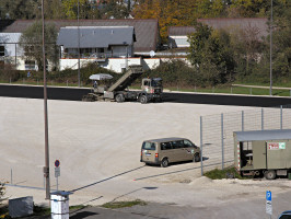 Neubau eines Kunstrasen-Sportplatz auf der Mettnau Herbst/Winter 2006