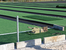 Neubau eines Kunstrasen-Sportplatz auf der Mettnau Herbst/Winter 2006