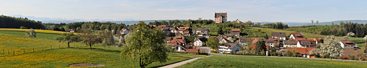 Dorf und Schloss
                                          Freudental auf dem Bodanrück
                                          am Bodensee