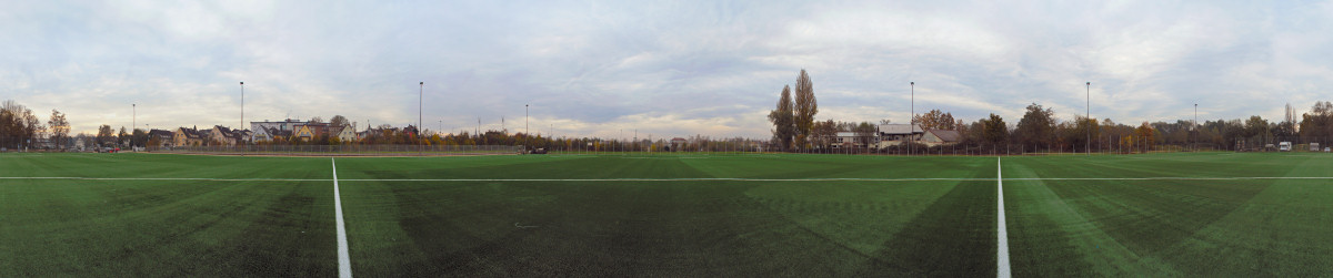 Neubau eines Kunstrasen-Sportplatz auf der Mettnau Herbst/Winter 2006